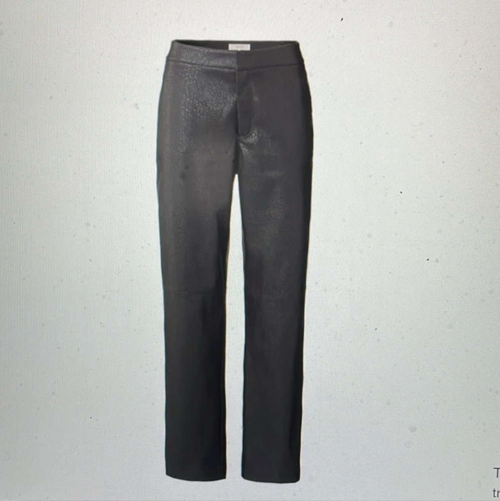 YAYA/Vegan Leather Brown Pants Sz 34